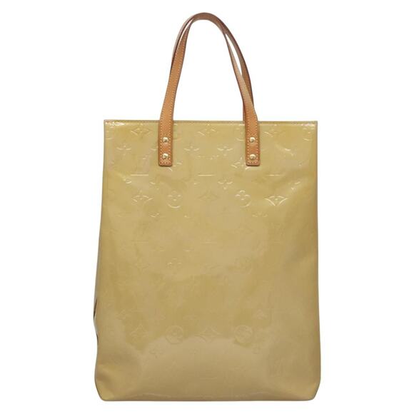 LOUIS VUITTON Monogram Vernis Reade MM Hand Bag Beige M91141 - Picture 13 of 16